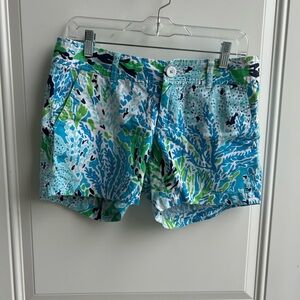Lilly Pulitzer | Callahan 5” knit shorts | EUC | Size 4